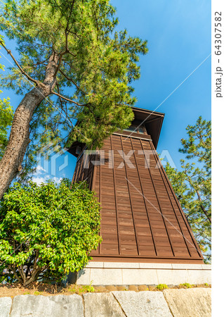 日光街道 国指定名勝 草加松原 札場河岸公園の望楼 64307582