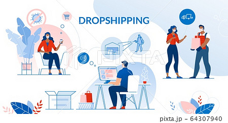 Dropshipping and Contactless Safety Delivery Set Dropshipping and Contactless Safety Delivery Set 64307940