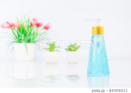 Alcohol gel virus protection on dack 64309321