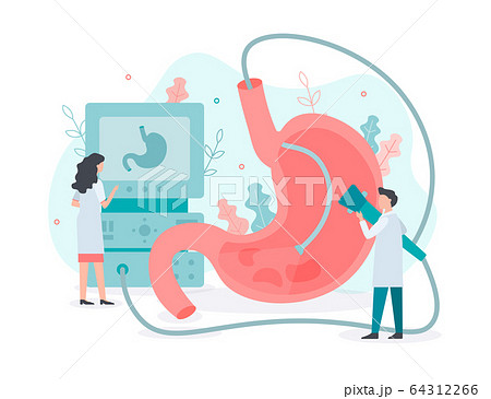 Gastroscopy stomach medical concept 64312266