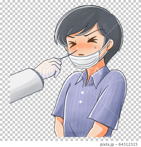 ウイルス検査のイラスト2 ウイルス検査のイラスト2 64312315