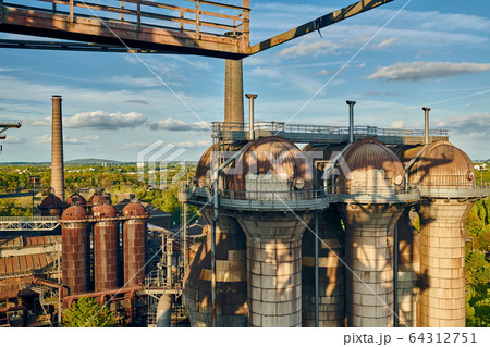 Industrial factory in Duisburg, Germany. 64312751