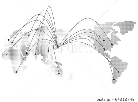 Social networking service global Vector Social networking service global Vector 64313748