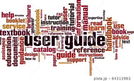 User guide word cloud 64313963