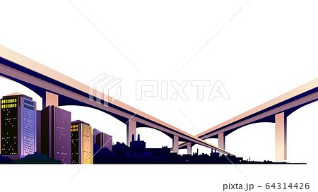 city landscape on a white background 64314426