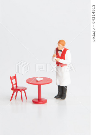 【ミニチュアギャラリー】ウェイター 64314915