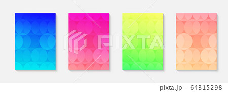 Minimal vector abstract cover notebook design. 64315298