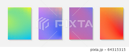 Minimal vector abstract cover notebook design. 64315315