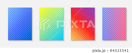 Minimal vector abstract cover notebook design. 64315341