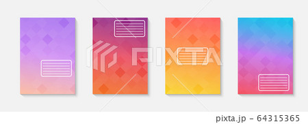 Minimal vector abstract cover notebook design. Minimal vector abstract cover notebook design. 64315365