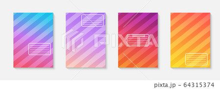 Minimal vector abstract cover notebook design. Minimal vector abstract cover notebook design. 64315374