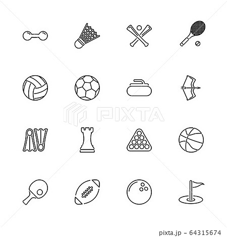 Sport - Flat Vector Icons 64315674