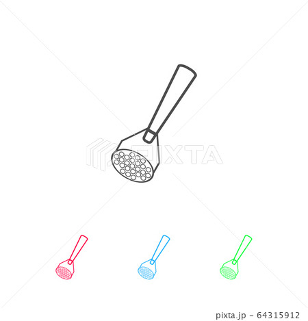 Potato masher icon flat. Potato masher icon flat. 64315912