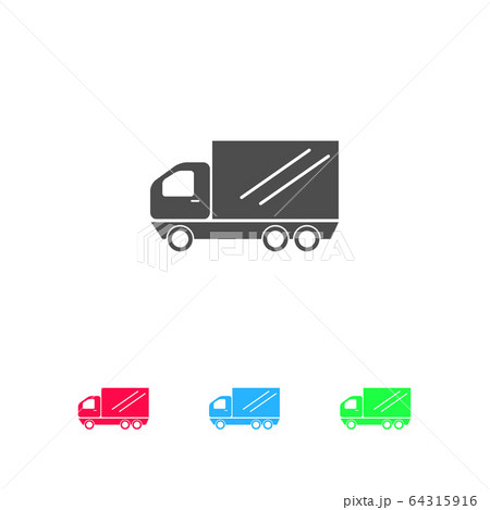 truck icon flat. 64315916