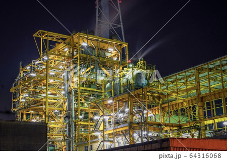 堺の工場夜景 堺の工場夜景 64316068
