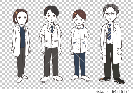 Medical person making a fist 64316155