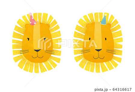 Beautiful leo horoscope zodiac sign. Stock illustration. 64316617