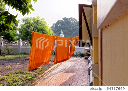 Traditional dress Buddhist monk Traditional dress Buddhist monk 64317669