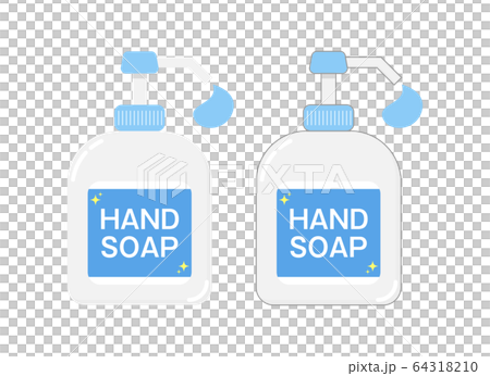 Icon: Hand soap bottle soap body set Icon: Hand soap bottle soap body set 64318210