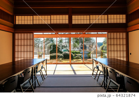 飯能市 能仁寺 大書院と庭園 64321874