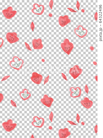 Hand-painted flower pattern vertical Hand-painted flower pattern vertical 64322496
