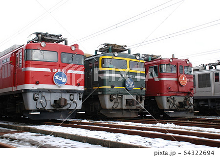 EF81-95、EF81-103、ED75の並び EF81-95、EF81-103、ED75の並び 64322694