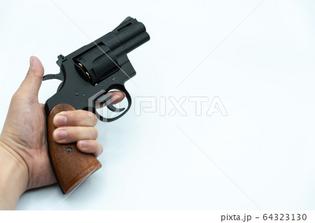 拳銃素材 64323130