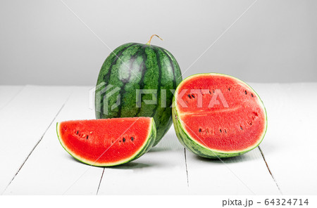 Close-Up Of  Watermelon-Watermelon Slices Against 64324714