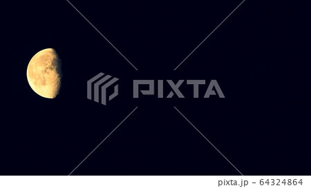 copy space with half moon and dark background. copy space with half moon and dark background. 64324864