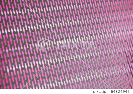 テクスチャ シルバーメタル ピンク 64324942