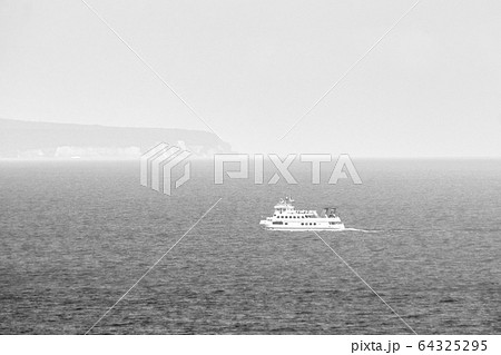 Baltic Sea ferry sails into the fog Baltic Sea ferry sails into the fog 64325295