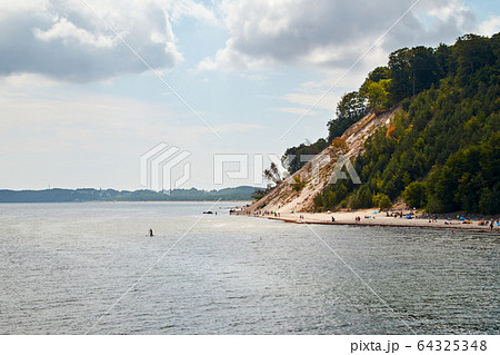 Baltic Sea coast near Sellin on the German island Baltic Sea coast near Sellin on the German island 64325348