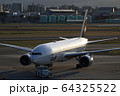 輝く旅客機 64325522