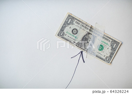 Dollar growth chart drawn on white background. Investment concepts and interests Business growth Dollar growth chart drawn on white background. Investment concepts and interests Business growth 64326224