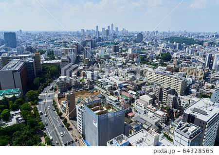 都市風景　東京の街並み　（春日、小石川辺り） 64328565