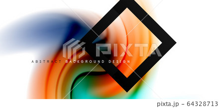 Abstract background, fluid mixing gradient liquid style colors composition. Vector Illustration For Wallpaper, Banner, Background, Card, Book Illustration, landing page 64328713
