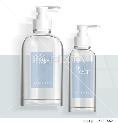 Vector Clear Cosmetics Skincare Haircare Healthcare Beauty Medical Pump Bottle  64328821