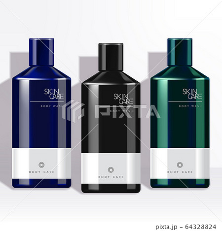 Vector Metallic / Glossy Luxury Mens Bottle Vector Metallic / Glossy Luxury Mens Bottle 64328824