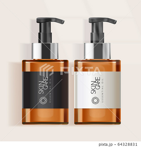 Vector Tinted Bottle for Skincare / Healthcare / Haircare Products 64328831