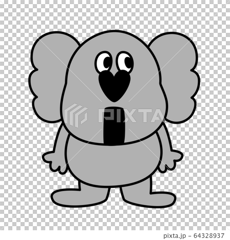 Koala with open mouth not blocked Koala with open mouth not blocked 64328937