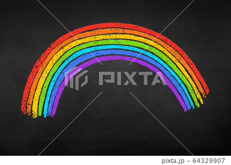 Vector illustration of rainbow arc Vector illustration of rainbow arc 64329907