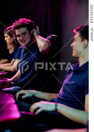 Participants of cyber sport tournament Participants of cyber sport tournament 64330560
