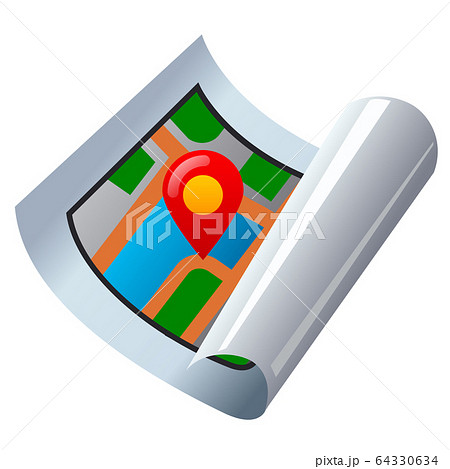 navigation map icon navigation map icon 64330634