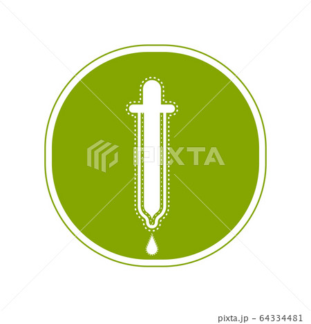 Sticker of a dropper icon 64334481
