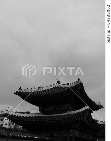 白黒写真 昌慶宮 華やかさ 64336002