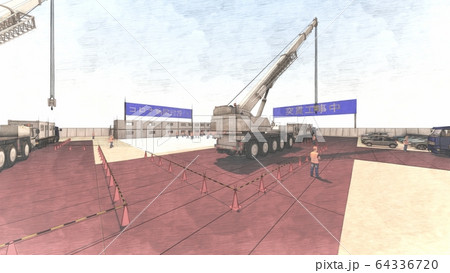 突貫工事 コロナ病院 医療崩壊 3期工事 イラスト77 突貫工事 コロナ病院 医療崩壊 3期工事 イラスト77 64336720