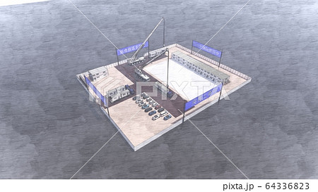 突貫工事 コロナ病院 医療崩壊 1期工事 イラスト54 突貫工事 コロナ病院 医療崩壊 1期工事 イラスト54 64336823