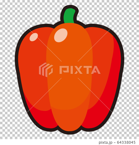 Red paprika icon 64338045