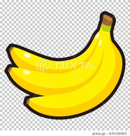バナナのアイコン のイラスト素材