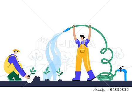 Garden work concept 64339356